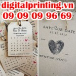 Dịch vụ in thiệp cảm ơn đám cưới, Save The Day của Digital Printing