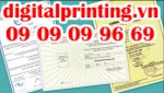In ấn nhanh giấy chứng nhận tại xưởng Digital Printing